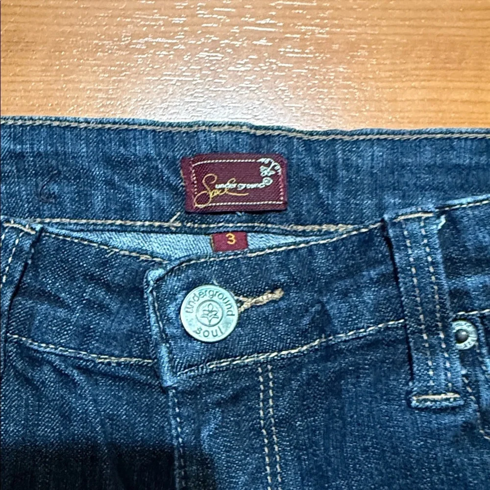 Soul Underground Women's Blue Jeans - Picture 3 of 8